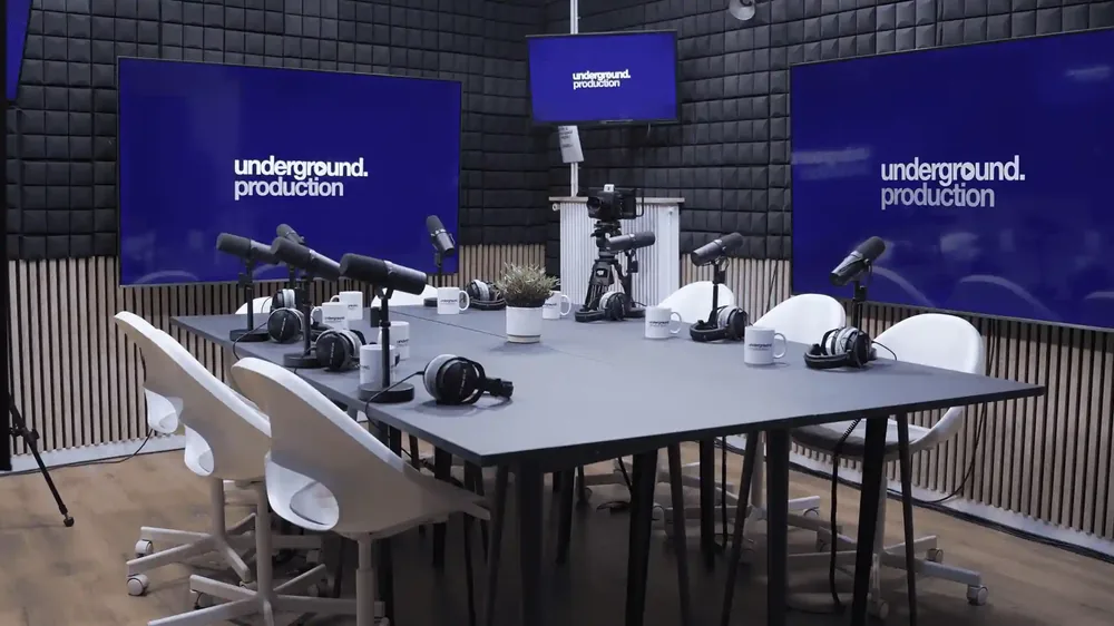 Le studio Underground Podcast